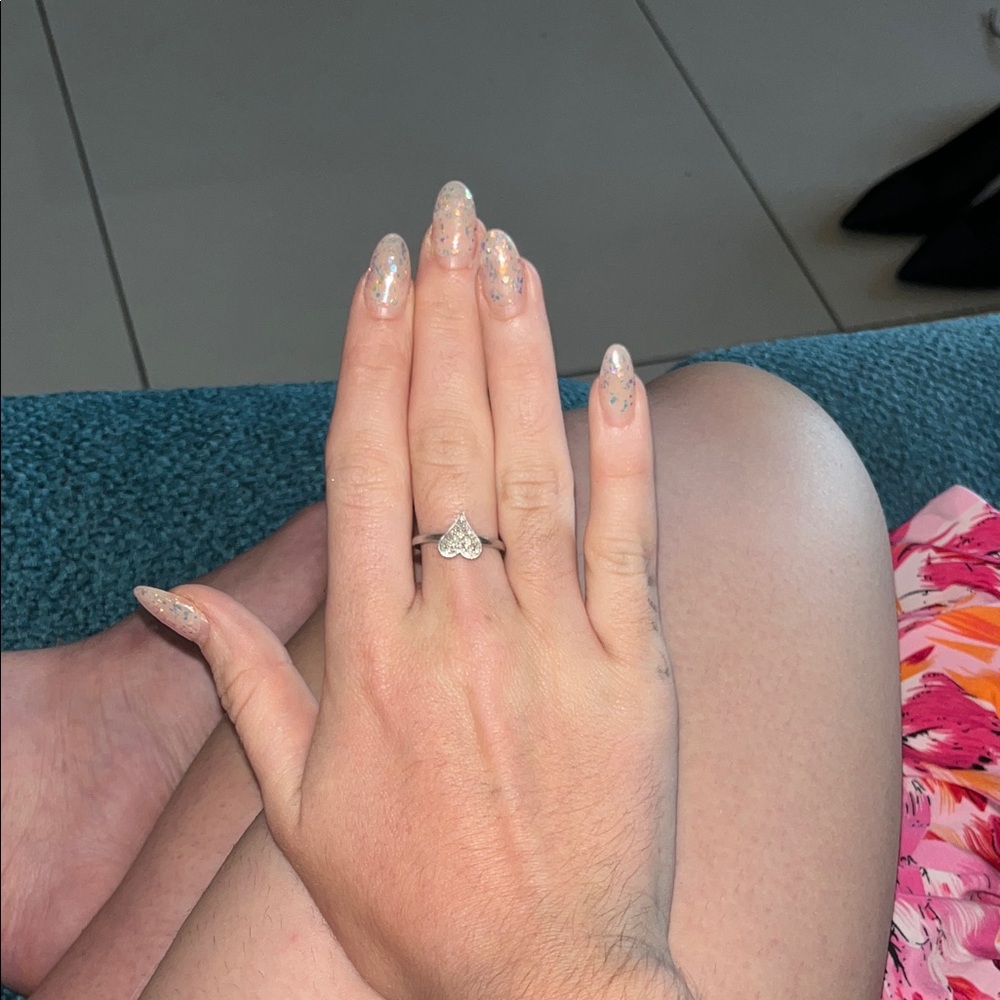Silver Heart Ring